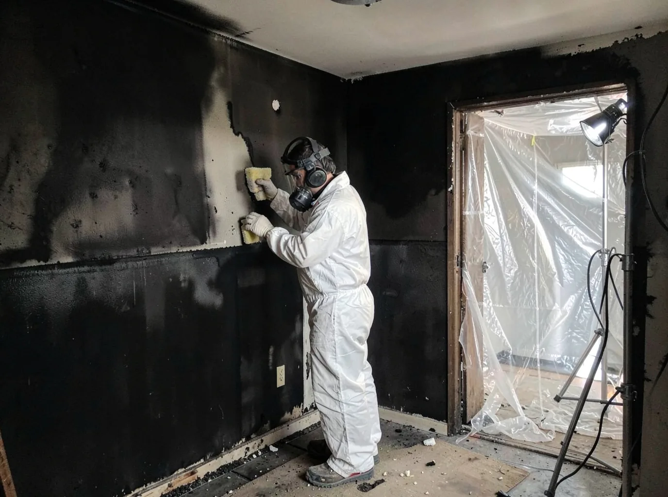 Fire Damage Restoration company in Burr Oak, MI